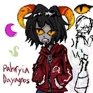 pahryia dayagnos is a fantroll for vast error (deconreconstruction) series. hes based off postal 1 dude. but hes less antagonised and only gets insane about society not the whole repiton. his name was pahryia because the word pariah, or social outcasts... yeep.